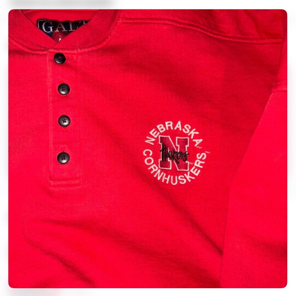 Vintage Red Nebraska Cornhuskers Sweatshirt